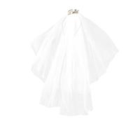 VALICLUD Elegant Bridal Veil Headband for Bride Stunning Headdress Accessory for Wedding Day Bachelorette Party Bridal Shower Versatile Design for Various Events Detail Aesthetic Appeal