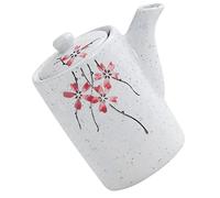 VALICLUD Elegant Ceramic Condiment Dispenser Kitchen Oil Spice Bottle for Soy Sauce Vinegar and Liquid Seasonings Multi Functional Decorative Design for Easy Use Cooking