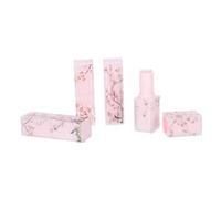 VALICLUD Elegant Lipstick Tube Frosted Lip Balm Container Tube 4Pcs Refillable Creative Lip Cream Storage for DIY Makeup Artists Home Use