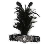 VALICLUD Elegant Vintage Headband Comfortable Flapper Hair Accessory for Tea Parties Weddings and Festivals One Fits All for Photography and Costume Events