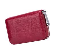 VALICLUD Elegant Wallet for Cards and Ids Compact Accordion Design Wine Lightweight Card Holder for Secure Storage of Essentials