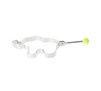 VALICLUD Elephant-shaped Stainless Steel Egg Frying Mold Pancake Maker with Handle Non-stick Omelette Shaper for Quick Breakfast Cooking for Eggs Pancakes Sandwiches and Fritters
