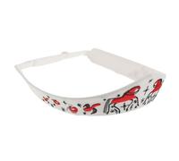 VALICLUD Embroidered Headband Embroidered Hairband Russian Headband Wide Cloth Red Secure Fit for Women and Retro Boho Ethnic Style Sporty or Dressy Outfits