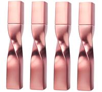 VALICLUD Empty Mascara Tubes and Wands 4pcs 15ml Rose Gold Refillable Eyelash Brush Containers Lightweight Travel Makeup Applicators for Eyelash and Eyebrow Cosmetics