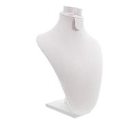 VALICLUD Ergonomic Necklace Mannequin Display Stand Soft Jewelry Bust Holder for Retail Counters Trade Shows Personal Collections Pendant Chain Showcase