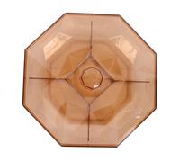 VALICLUD European Style Dried Fruit Tray with Lid Multi Functional Snack Storage Box for Party Snacks Candies Nuts and Fruits Pet Material Elegant Design for Home Decoration