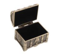 VALICLUD European Style Jewelry Storage Box Vintage Metal Ear Studs Organizer Retro Jewelry Case for Rings and Earrings Women