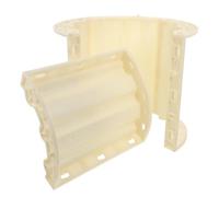 VALICLUD European Style Roman Column Cement Mold Plastic Concrete Pillar Mould for Villa Garden Fence Decorative Casting Form with 25 Vertical Grooves