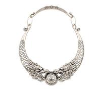 VALICLUD Exaggerated Retro Ethnic Alloy Necklace for Women Double Dragon Collar Jewelry Vintage Style Women’s Accessories