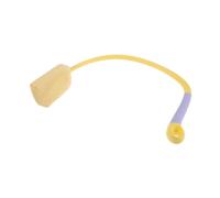 VALICLUD Exfoliating Shower Back Scrubber with Curved Handle and Sturdy Plastic Material for Elderly Bathing and Wet Environment Use