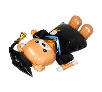 VALICLUD Extra Large Standing Bear Graduation Balloon Self Inflating Party Decoration for Indoor Outdoor Celebrations Quick Setup Graduation Supplies for Memorable Photo Background