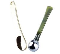 VALICLUD Eye Cream Scoop Cream Applicators 2Pcs Mini Plastic Spatulas for Cosmetics No Waste Reliable Skin Care Tool