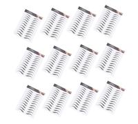 VALICLUD Eyebrow Stickers Eyebrow Stickers 12 Sheets Waterproof Hair-Like Beginners Easy to Use Lasts Several Days Makeup Application