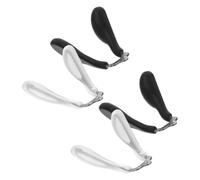 VALICLUD Eyeglass Nose Pads Anti-Slip and Secure Fit Silicone and Alloy 4pcs with Saddles Bridge Design Replacement Nose Cushions for Repairing Glasses for Eyewear and Sunglasses