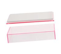VALICLUD Eyelash Storage Case Transparent Acrylic Eyelash Packaging Box for Easy Access and Organization Compact Design for Go Use for Various False Lash Styles