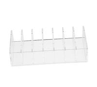 VALICLUD Eyeshadow Palette Storage Rack Acrylic Desktop Cosmetic Rack Makeup Storage Holder Pressed Powder for Makeup Organiser Tray