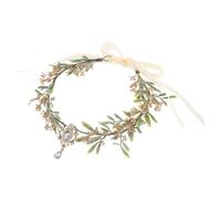 VALICLUD Fairy Crown: Elven Princess Tiara Floral Headband For Women Wedding Party Cosplay Photography Accessories