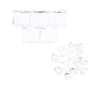 VALICLUD Fake Ice Cubes for Decoration and Photography Props, Highly Irregular Acrylic Ice Crushed Rocks Suitable for Home Kitchen Decoration and Studio Posing