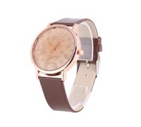 VALICLUD Fashion Leopard Print Round Dial Quartz Watch for Women PU Leather Strap Precise Timekeeping Alloy Case Stylish Wristwatch for Daily Wear and Gifts