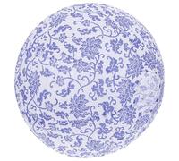 VALICLUD Festive Hanging Lantern Antique Paper Lampshade with Blue and White Porcelain Pattern Lightweight for Garden and Indoor Decoration