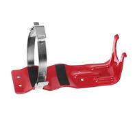 VALICLUD Fire Extinguisher Hanger Wall Bracket, Red Metal 43x21x8cm Holder to 5lb Fire Extinguisher, Car and Truck Use