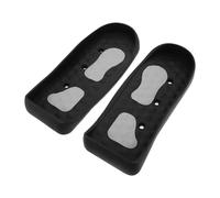 VALICLUD Fitness Footboard Replacement Pedals for Elliptical Trainer, 1 Pair Plastic Foot Pedals with Comfort Grip Design and Adjustable Fit System, Universal Exercise Equipment Accessory
