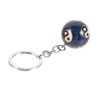 VALICLUD Fitness Handball Key Ring Yin Yang Key Ring Friends Ball Key Ring Tai Chi Jewellery Key Rings Remembrance Travel Chime The Bell Cloisonné Enamel