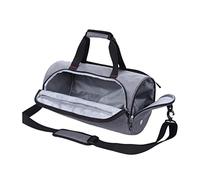 VALICLUD Fitness Training Yoga Sports Bag Shoulder Bag for Outdoor Travel Shoes Compartment Grey