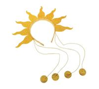 VALICLUD Flashing Flame Headband Lightweight Party Accessory for Adults Exaggerated Fire Hairpiece for Halloween Rave Festival Birthday and Holiday Events Comfortable and Creative Design