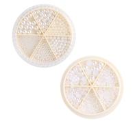 VALICLUD Flat Back Pearls for Nail Art Whitstable Pearl Beads Jewellery Making Beads