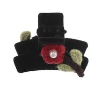 VALICLUD Floral Hair Clip Embroidery Retro Hair Accessories for Women Clip Little Ornament Side Bang Holder Hairpin for Girls