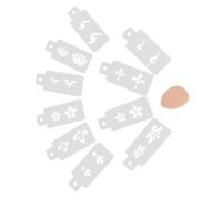 VALICLUD Flower Ornaments Delicate Paint Stencils Ancient Chinese Costume Unique Patterns Face Painting Stencils Birth Flower Stencils for Boys and Girls