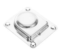 VALICLUD Flush Pull Ring Handle with Springloaded Design Stainless Steel Highly Resistant to Tear for Boat Hatch and Floor Passage for Marine Drawers and Narrowboat Accessories