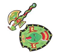 VALICLUD Foam Sword Axe Soft Safe Role Play for Boys Halloween Pirate Costume Outdoor Adventure Play