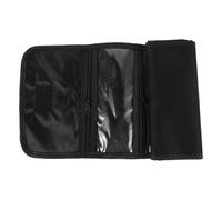 VALICLUD Foldable Money Wallet Oxford Cloth Material for Men with 6 Zippered Cash Compartments Space-Saving Sixfold Structure Multi-Compartment Cash Storage for Travel and Work