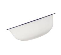 VALICLUD Foldable Portable Foot Bath Tub with Classic Enamel Edge Vintage Soaking Basin for Home Pedicure and Relaxation Durable and Timeless Design for Massage