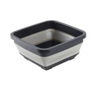VALICLUD Foldable Washbasin Portable Household Washing Basin with Non-slip Bottom Space-saving Collapsible Foot Wash Basin for Travel Outdoor Car Use Easy Carry Foldable Design
