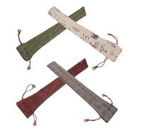 VALICLUD Folding Fan Bag Set 4Pcs Hand Fan Holder Pouches Made from Cloth Material for Men and Women’s