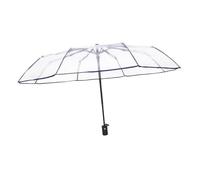 VALICLUD Folding Umbrella Automatic Transparent Umbrella Auto Open Foldable Umbrella Clear