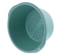 VALICLUD Foot Bath Bucket and Foot Massage Basin 1.5l Green Plastic Heat Preservation for Home Relaxation and Therapeutic Use