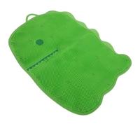 VALICLUD Foot Scrubber in Shower Foot Massage Mat Silicone Green Dinosaur Non-Slip Suction Cups Spa Bathtub for Women and Family Members