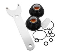 VALICLUD Front Mount Hydraulic Steering Cylinder Seal Kit Durable Metal Seals Easy Installation Compatible with Models Hydraulic Steering Repair