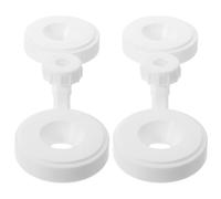 VALICLUD Funnel and Vertical Tabletop Structure 2pcs Plastic Holder Stand with Dualslot Design Supports Two Separating Funnels, Universal Compatibility for School Laboratory and Research
