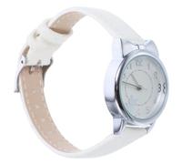 VALICLUD Girls Quartz Watch Toddler Watch Girls Cute Cat Pattern Silver Case PU Strap Analog Timepiece for School Children’s Training and Everyday Wear