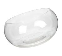 VALICLUD Glass Fish Bowl 25l Office Hydroponic Plant Planter Bubble Vase Desk Goldfish Aquarium Decor