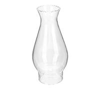 VALICLUD Glass Kerosene Lamp Chimney Replacement Transparent Oil Lamp Lampshade for Outdoor Camping Easy Install Decorative Light Cover for Wall and Bedroom Warm Atmosphere Home Decor