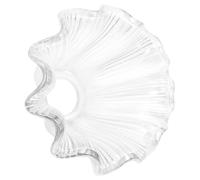 VALICLUD Glass Lamp Shade Replacement with E14 Socket, Bell Shaped Flower Design, Vintage Style Glass Lampshade, Eye Protection Lighting, Easy to Clean, Suitable for Homes and Offices