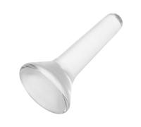 VALICLUD Glass Muller Grinding Pestle Precision Grinding Flat Bottom Pestle High Borosilicate Crystal Easy to Clean Tool for Extended Experiments and Art Creation