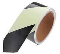 VALICLUD Glow Dark PVC Tape Green Black Stripes Luminous Direction Indication Guiding Tape for Indoor Outdoor High Visibility Navigation and Safety