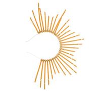 VALICLUD Goddess Crown Headband Women's Mary Hair Hoops Hair Decorations for Women Engagement Party Accessory